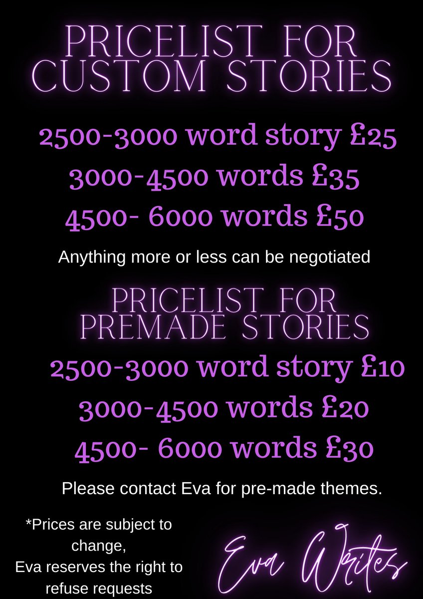 Evawrites91's tweet photo. Hey, so I want to quit my job🤣 (I wish) and I have opened my diary for March/April come and get a custom story. Erotic or romantic I can do both. #Erotica #smut #eroticauthor #customstories Drop me a message for information on what I do and do not write about. Thanks. https://t.co/GaE8j3RfvJ