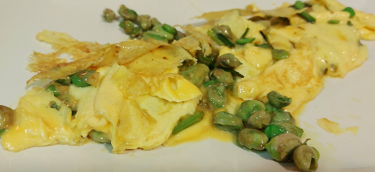 comocomodiadia's tweet photo. #omelette/ #tortillafrancesa de #habitas y #ajetes salteados en #aove... #guisoyo #comocomodiadia https://t.co/ncsnGZxiMK