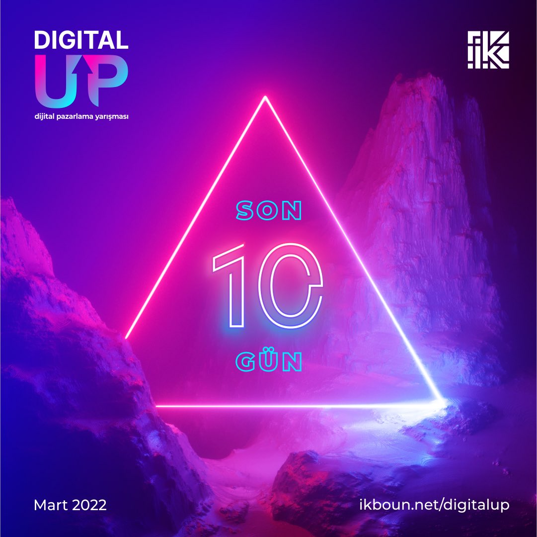 Digital UP için son 10 gün!
Senin de dijital pazarlamaya ilgin varsa sürpriz ödüller ve staj fırsatlarından yararlanmak için hemen başvur!
Link: ikboun.net/digitalup/
#dijitalpazarlama #pazarlama #dijital #pazarlamateknikleri