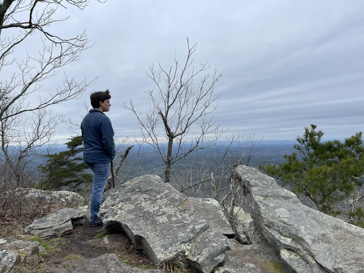 KrisRPT's tweet photo. Ventured out into nature yesterday at #MountCheahaStatePark and a tiny portion of the #PinhotiTrail. Hiked a total of ~8 miles. Such a wonderful day. #getoutdoors #hike #pathways #nature #thegreatoutdoors https://t.co/ePqAqrMc3f