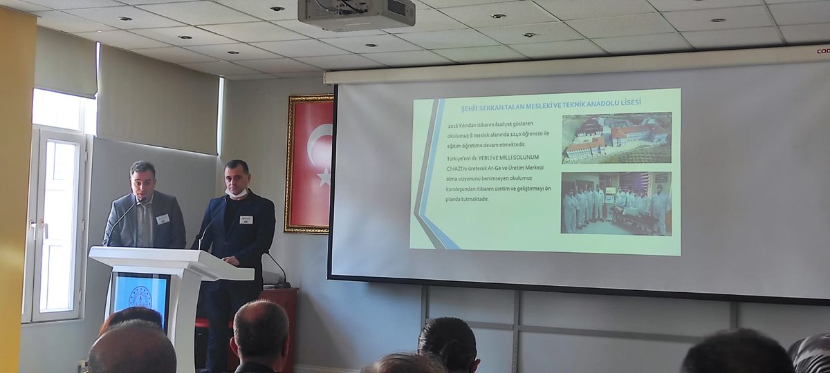 Arge merkezleri değerlendirme çalıştayında 2022 yılı projelerimizi sunduk. #mesleğimhayatım #şehitserkantalanmeslekiveteknikanadolulisesi