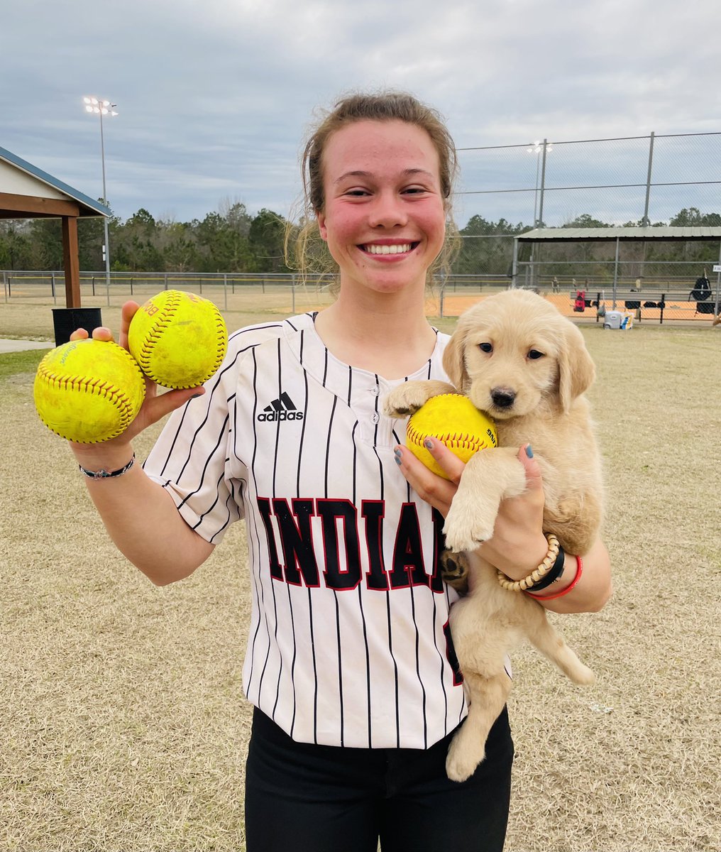 Had a great day yesterday at the first tournament of the Gilbert High 2022 season in Lugoff. I hit 3 dingers with one being a walk off. I went 5 for 8 at the plate…and we added a new pup, Brinkley, to our family! <a href="/baileywigness/">Bailey Wigness</a> <a href="/todell04/">Tyler O'Dell</a> @ChaseCassady1