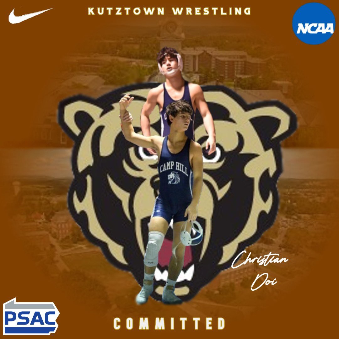 I am extremely blessed to announce my commitment to Kutztown University to continue my academic and athletic career. I’d like to thank my family, friends, teammates, and coaches for everything they have done for me, I wouldn’t be here without any of them. #gobears 🐻