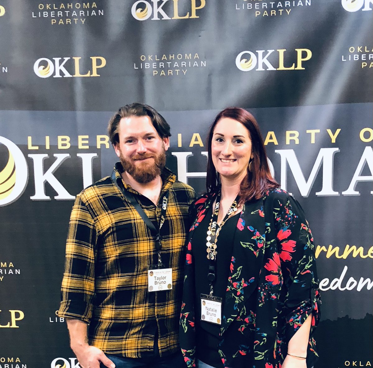 nataliebruno's tweet photo. Great time at convention! Got to get some great business done and participated in a politician panel and a criminal justice reform panel. #OKLP50 https://t.co/xz1BjTPu17