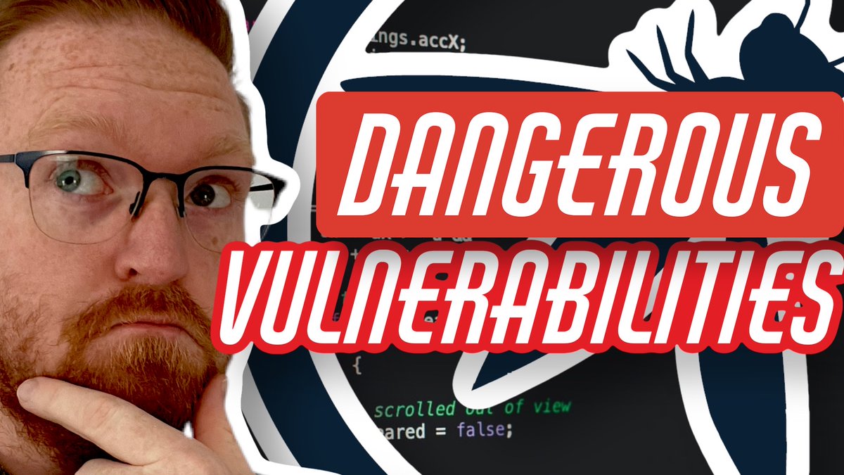 Let's take a dive through the #OWASP Top 10, and identify 10 web-app #vulnerabilities that YOU should be aware of! 

#cybersecurity #infosec #hacking #BugBounty 

youtu.be/xGecBCc3lEk