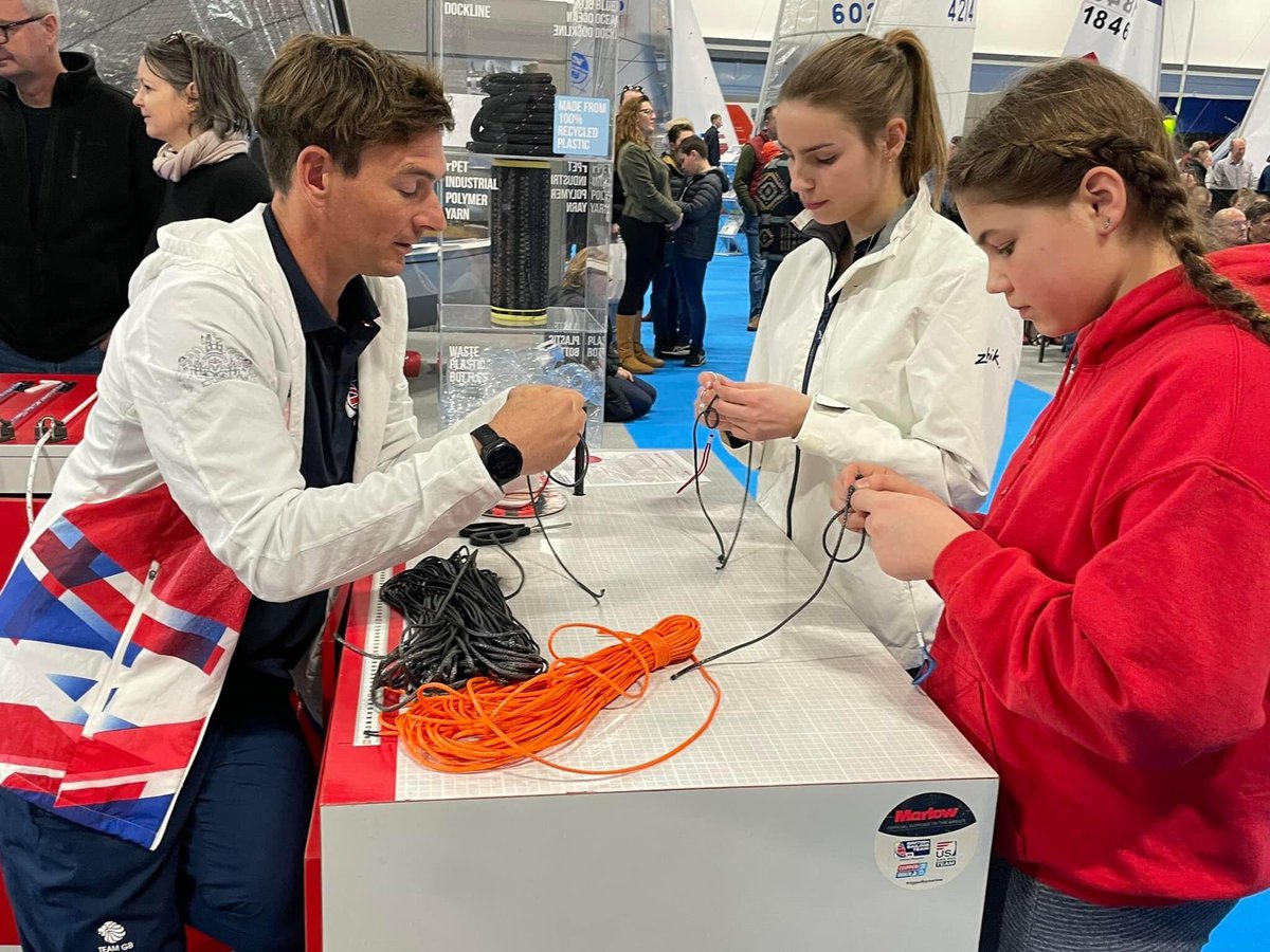 ToveyFlo's tweet photo. I’m so excited to announce that I have been chosen as a youth ambassador for Marlow Ropes, this is an amazing opportunity and I’m really looking forward to being #riggedbymarlow . Its not every day you get a lesson in splicing by an Olympic gold medalist! Thanks @GBR49erTeam https://t.co/fisgRfyTn7