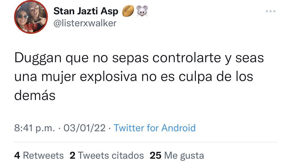 vieron como no hay que escupir pa arriba, les cae 🤪
todas las personas tienen derecho a sentir como crean mejor y no por eso es berrinche o explosividad, espero ya lo hayan entendido bsos.