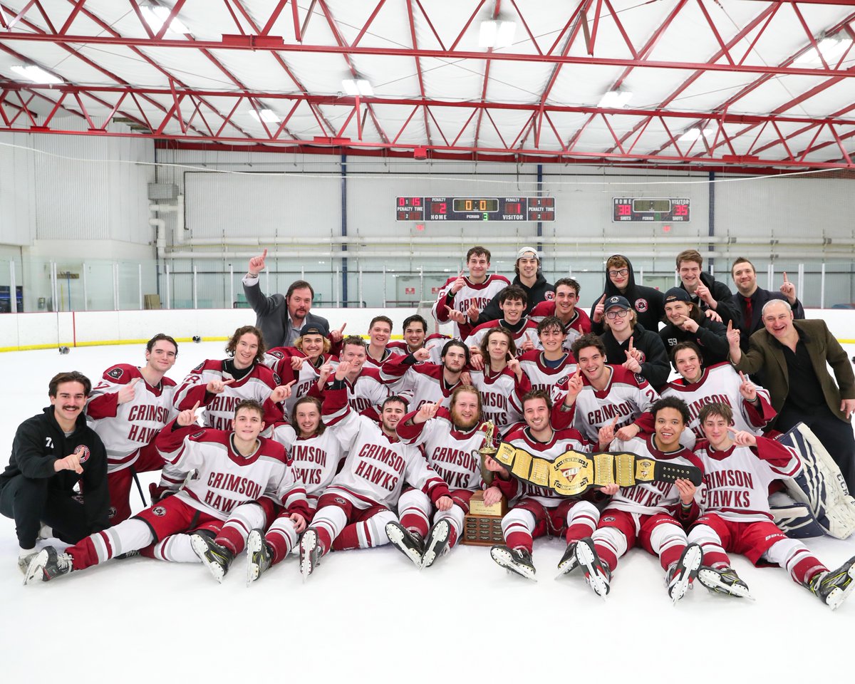 DHPhoto11's tweet photo. Highlights of the week: Which is your favorite? 
@pennstateWREST with the painful pin
@IUPIceHockeyD3 Championship Photo
@VulcansHockey Goalie securing their way to the championship again 
@CsuHockey celebrating a goal https://t.co/trAq2KtMzZ