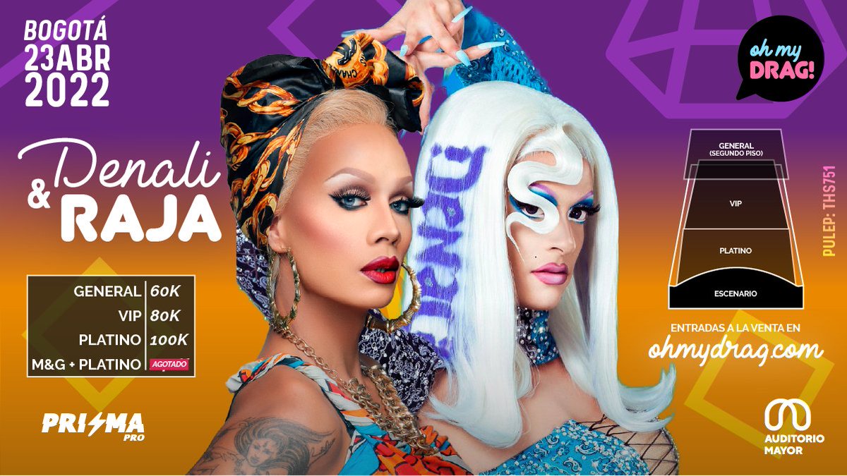 ohmyDRAG's tweet photo. 🚨ATENCIÓN SQUIRREL FRIENDS🚨
A partir de este momento, los Meet &amp; Greet para conocer a @sutanamrull &amp; @denalifox están SOLD OUT.
Aún quedan Platino, VIP y General disponibles, ¡no te quedes sin la tuya! Consíguela aquí 🎟 https://t.co/67vbbvya4k https://t.co/I23B2oUY2i