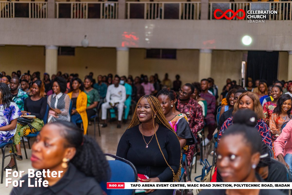 cci_ibadan's tweet photo. For Better, For Life
Preacher: @Bisi_OlaSoetan
The enemy wants you to perceive an injustice and want to fight. He also wants you to validate yourself in the flesh and forget about God's throne.
#CCIIbadan
#LoveCode
#ForBetterForLife https://t.co/C2FF8SuiuI