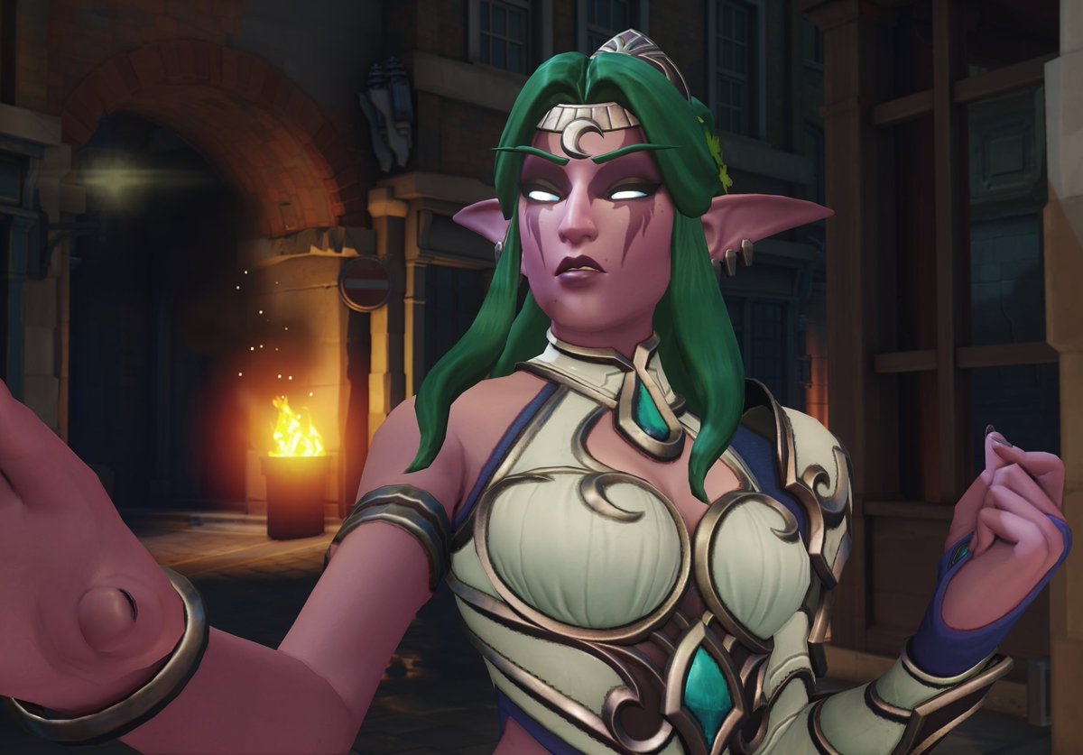 I love WoW Tyrande (now that they fixed her hair/markings) but man I love h...