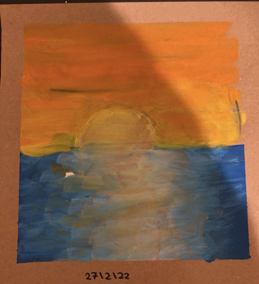 FrancoTheuws's tweet photo. Dochter (10) vandaag gemaakt.
De zon gaat onder maar komt altijd weer op.
#Ukrania #piece #NoToWar https://t.co/wEPVarWK2z