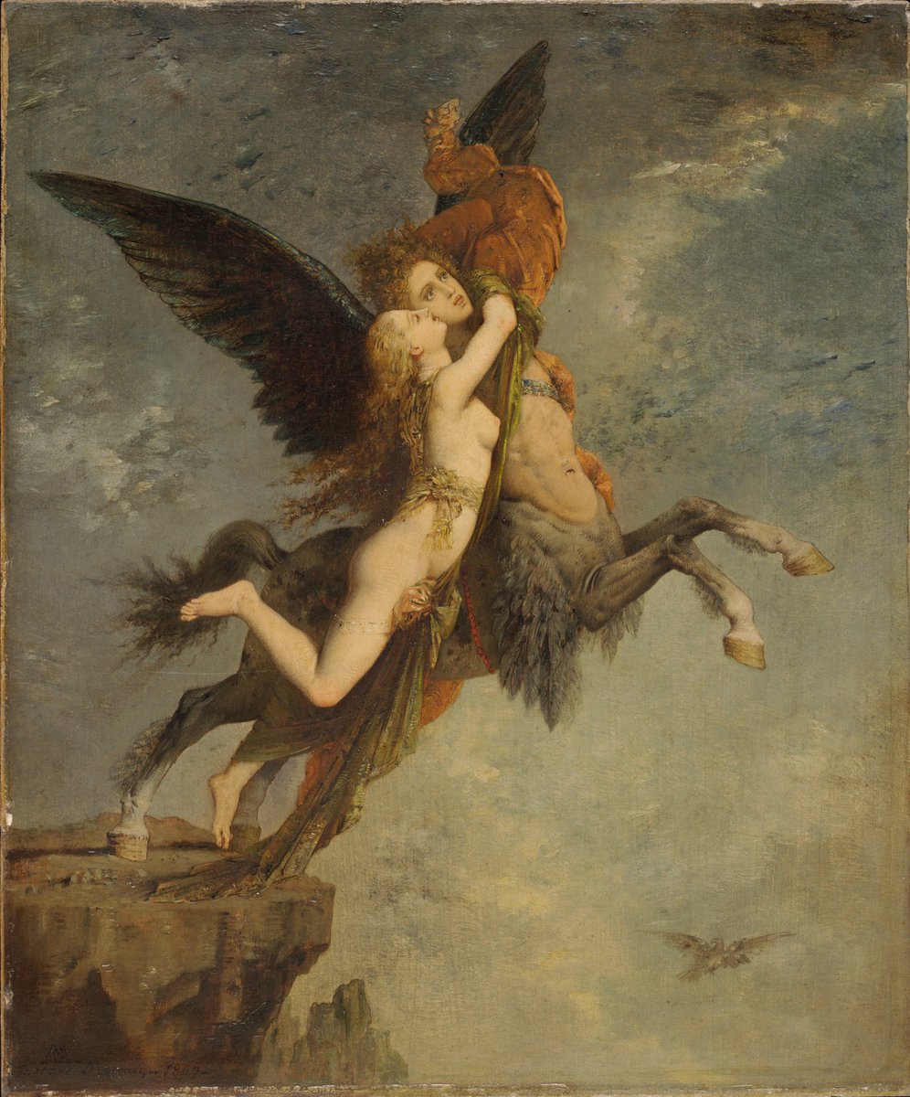historiayarte_'s tweet photo. “La quimera” es una obra simbolista del pintor francés Gustave Moreau realizada en 1867. https://t.co/jt9lM0RmUP