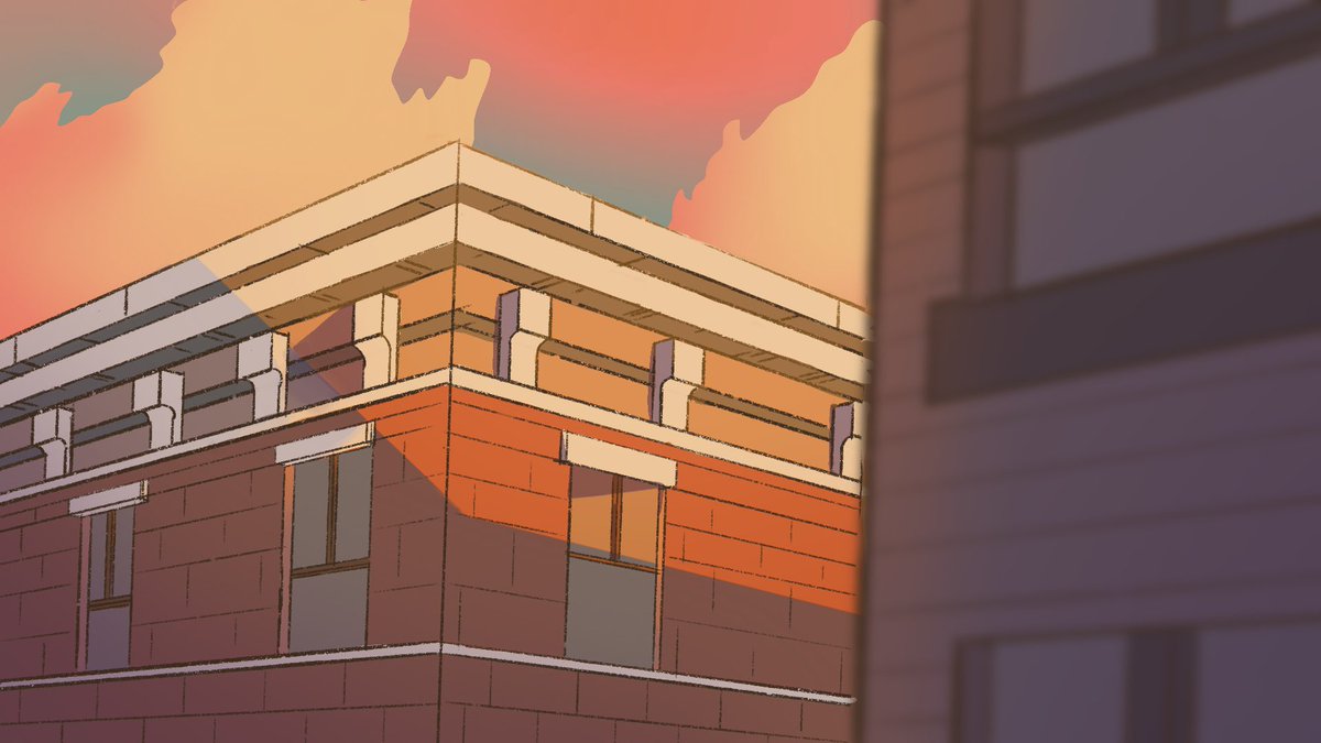 cloud____kid's tweet photo. I am designing and coloring some backgrounds for a film for someone I know :) here’s an example with two similar times of day. One at sunset, and one just after
.
.
.
#backgrounds #backgrounddesign #backgroundlayout #backgroundcolor #colordesign #illustration #drawingwhileblack https://t.co/wEe8GPK2xZ