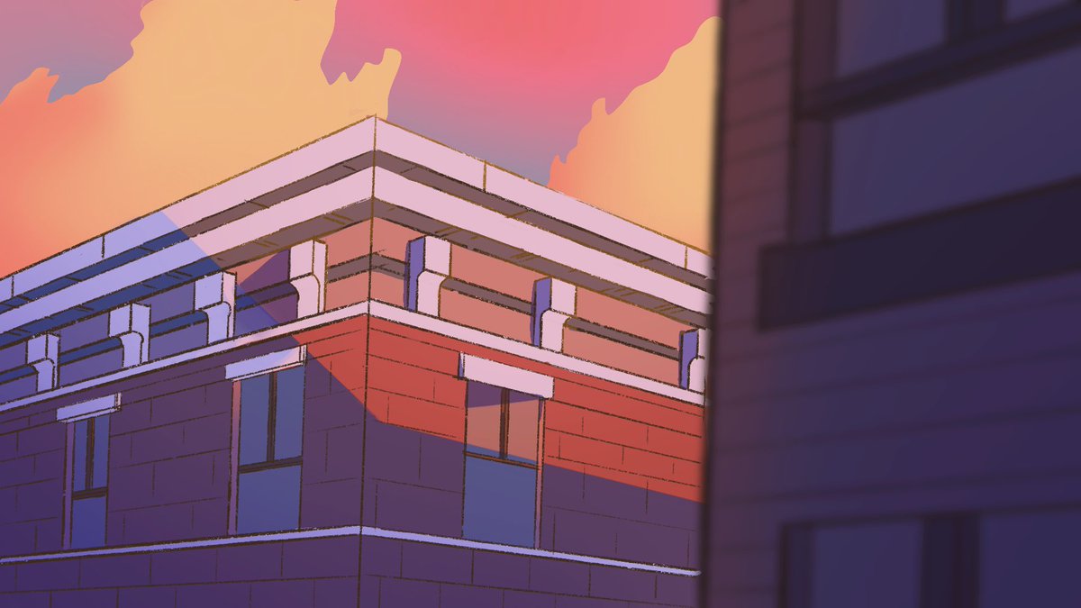 cloud____kid's tweet photo. I am designing and coloring some backgrounds for a film for someone I know :) here’s an example with two similar times of day. One at sunset, and one just after
.
.
.
#backgrounds #backgrounddesign #backgroundlayout #backgroundcolor #colordesign #illustration #drawingwhileblack https://t.co/wEe8GPK2xZ