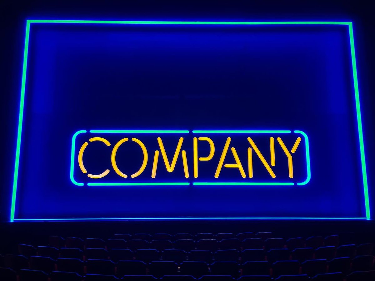 CompanyBway's tweet photo. Company on Broadway #StandWithUkriane 💙💛🇺🇦 https://t.co/E8GNPlYgiI