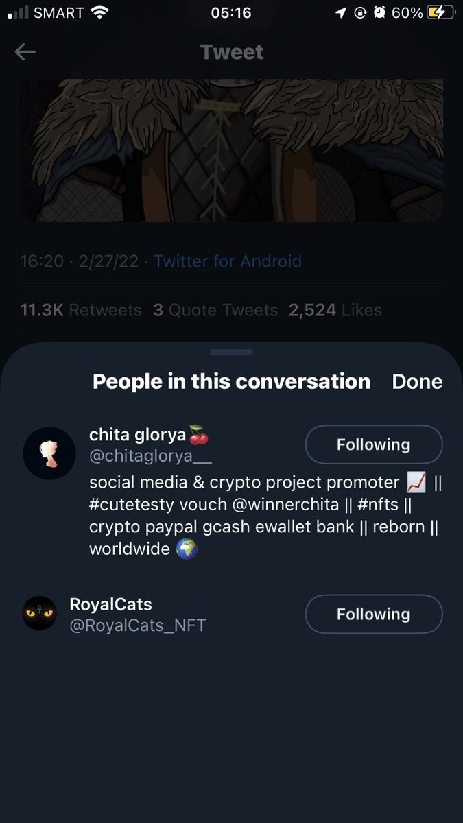 simpforjoy's tweet photo. @chitaglorya__ @RoyalCats_NFT donee https://t.co/u9TyGmHK7I