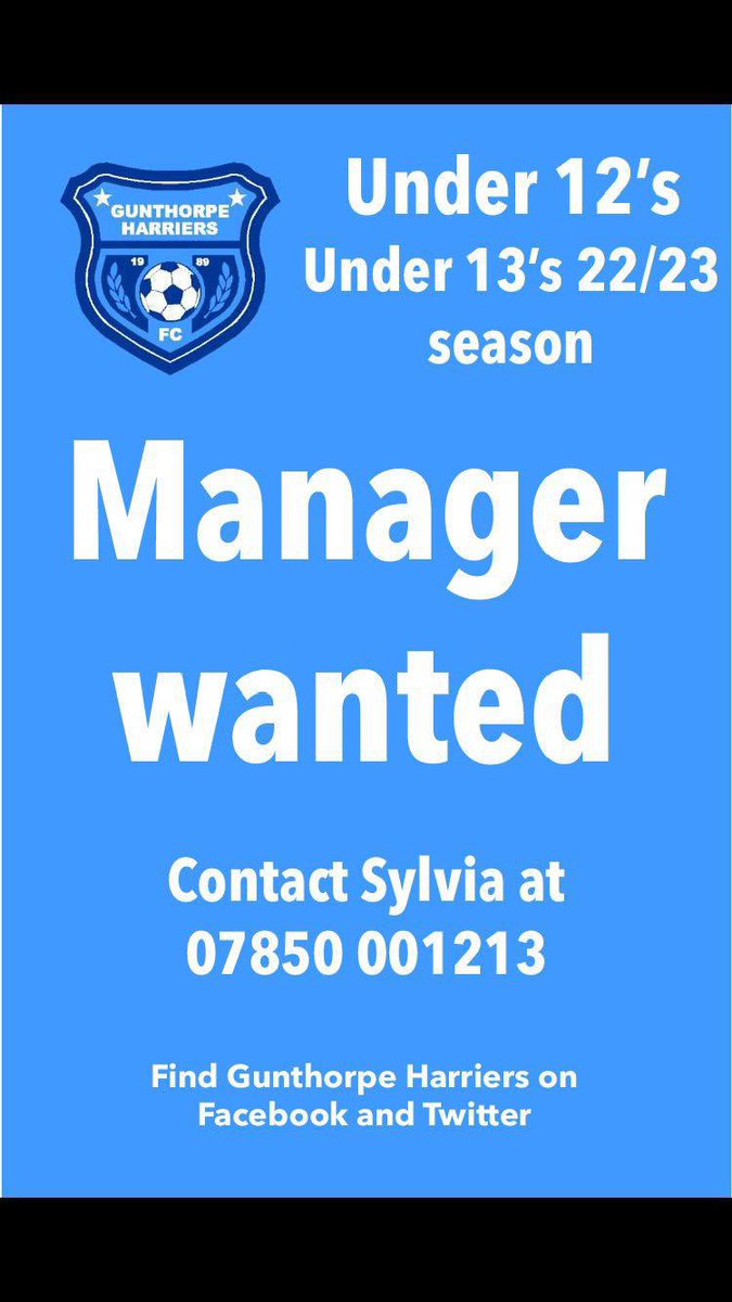 ClubGunthorpe's tweet photo. We are looking for a new manager for this great bunch of lads, an established team looking for someone to help develop them further. https://t.co/dJM4hAZgzL