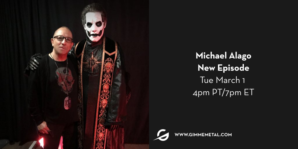 michael alago (@michaelalago1) on Twitter photo I’m hosting <a href="/gimmeradio/">Gimme Metal</a> Tuesday March 1st.4pm PT and 7pm ET. Come hear the HEAVY tunes. There’s a LIVE chat so stop on by and say hello.🤘🏽🤘🏽❤️🖤 I’m hosting <a href="/gimmeradio/">Gimme Metal</a> Tuesday March 1st.4pm PT and 7pm ET. Come hear the HEAVY tunes. There’s a LIVE chat so stop on by and say hello.🤘🏽🤘🏽❤️🖤