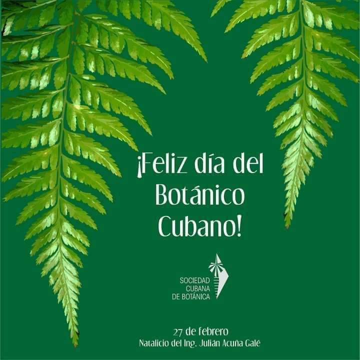 #Cuba, privilegiada por la abundancia, belleza y valor endémico de su flora y fauna, cuenta también con una rica historia y con nombres ilustres en la Botánica. Gracias a los continuadores de esa obra. 

Feliz Día del Botánico Cubano.

#CubaPorLaVida