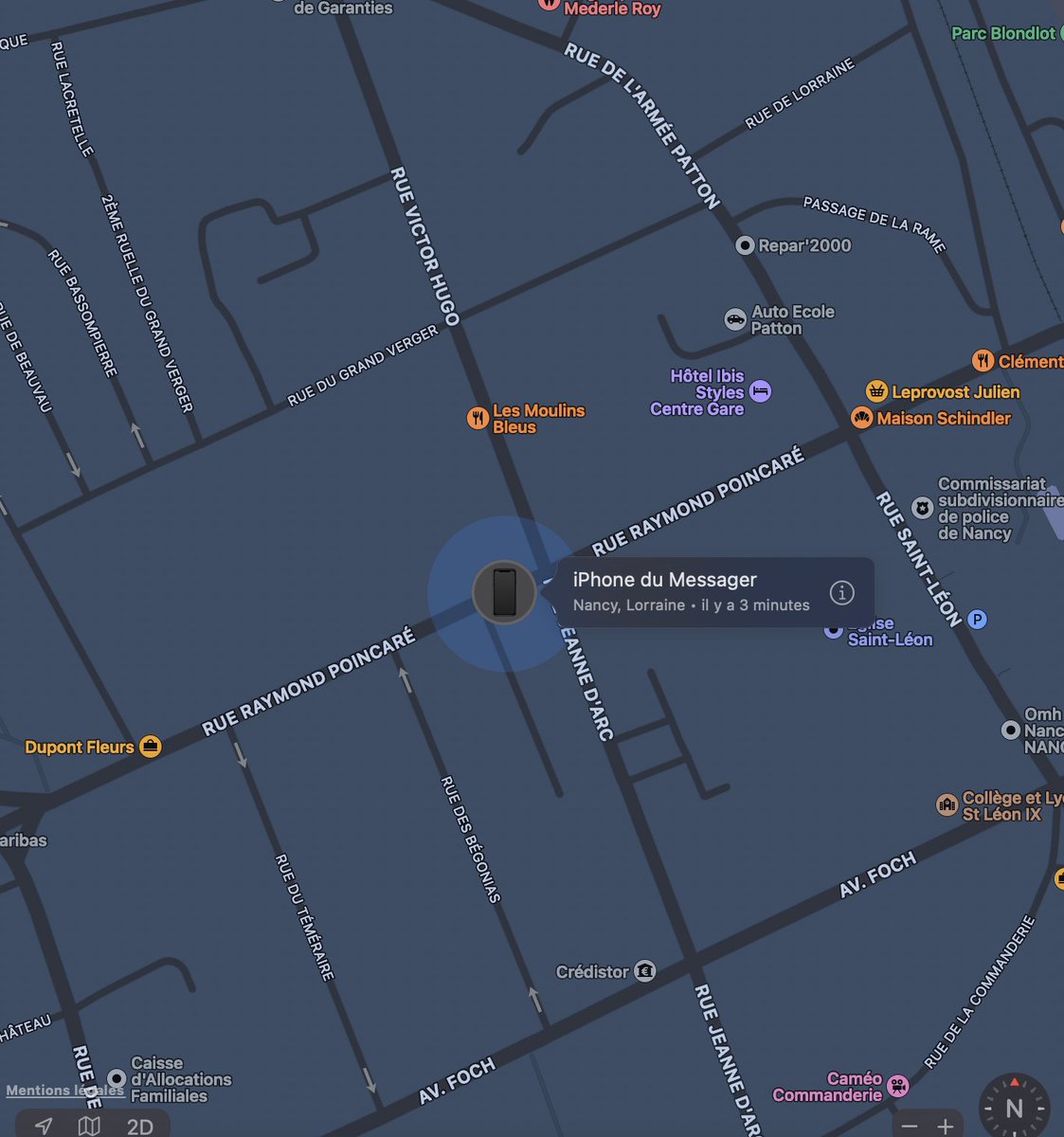 ⚠️RECHERCHE IPHONE VOLÉ (donc perdu) À NANCY dans la nuit du 26 au 27/02 (cette nuit) vers 2h du matin, c’est un XR noir avec une coque transparente qui a des bords chromé. D'après la localisation, il est vers l'école Poincarré mais j'ai rien trouvé.
RT SVP  !!!! ⚠️