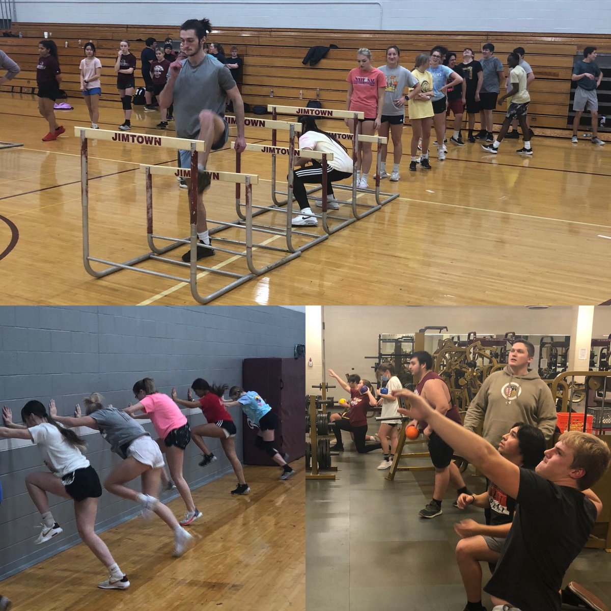 JimtownTrack's tweet photo. Excited for practice tomorrow! 4 weeks til our first meet! #DCP https://t.co/0BzRppTn2m