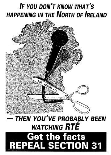 AIAIreland's tweet photo. Under Section 31 of the Broadcasting Authority Act, RTÉ banned all members of the IRA and Sinn Féin from being interviewed or appearing on television in Ireland throughout the 70s, 80s and 90s. 

Now RTÉ fully endorses combatants travelling to participate in a war. https://t.co/qUJxLeC3WD