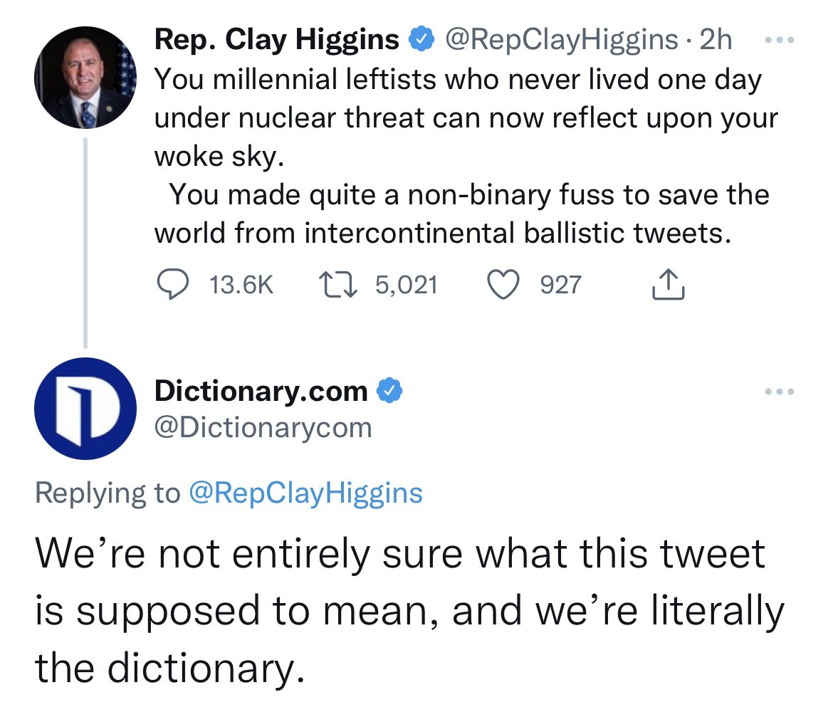 keithedwards's tweet image. Imagine getting owned by the dictionary