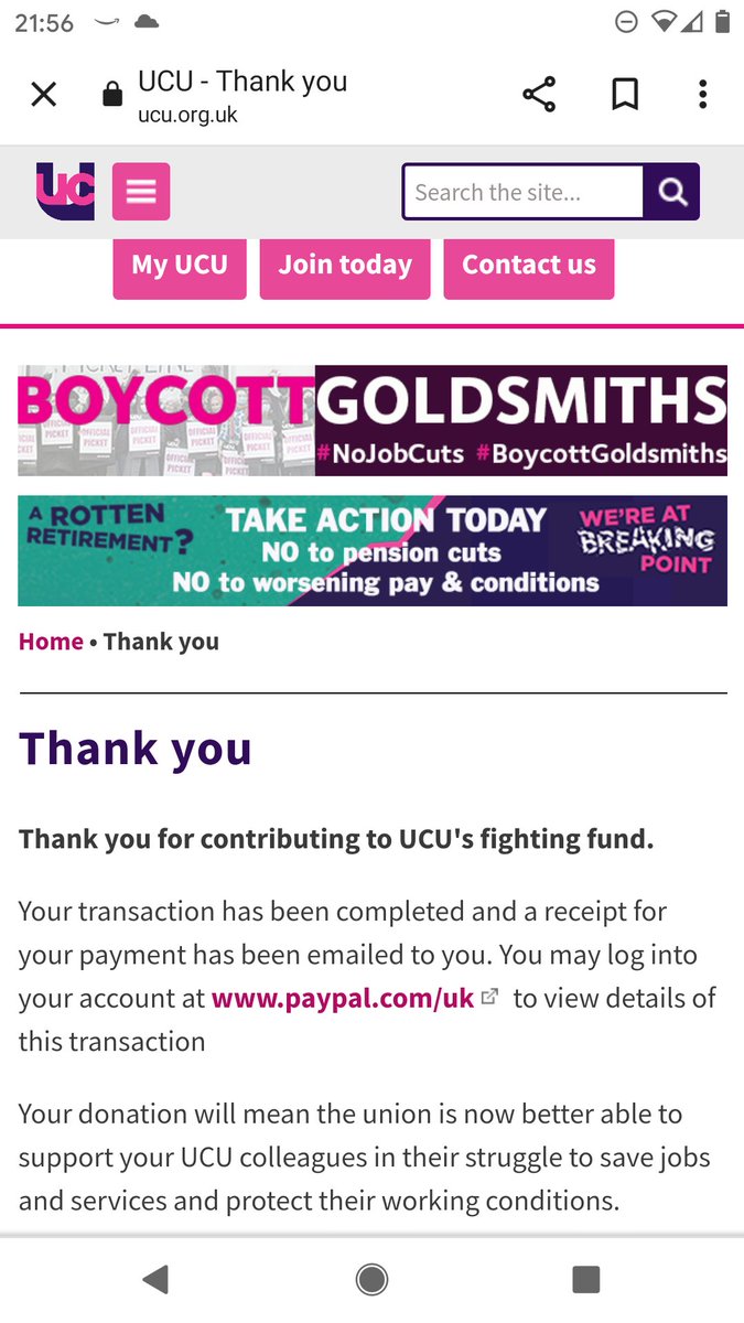 Supporting my striking colleagues 💪❤️