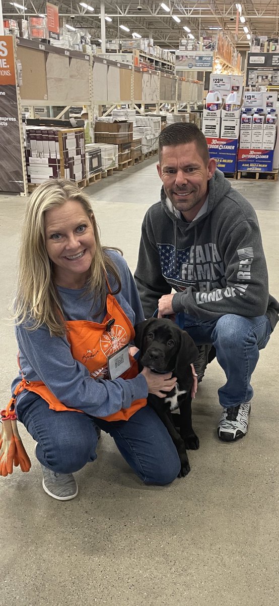 Meet MURPHY, our Home Depot friend.  Only 3 months old