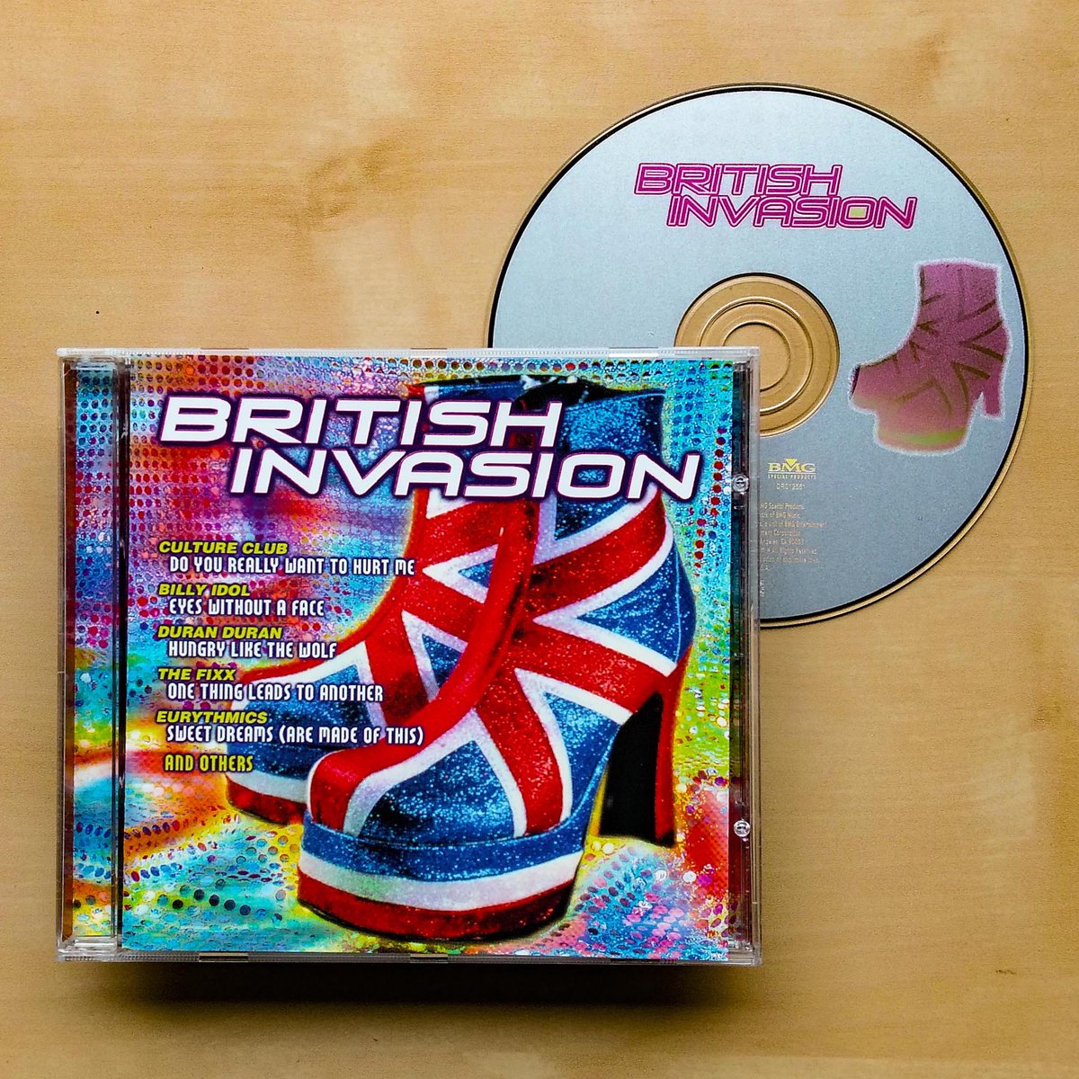 radiofuturamusi's tweet image. British Invasion. 1999 #CDCompilation of #80s #NewWave #SynthPop #EuroDisco going to #Hawthorne #California #BritishInvasion #CDOfTheDay #CDCollector #CDCollectorsOfTwitter