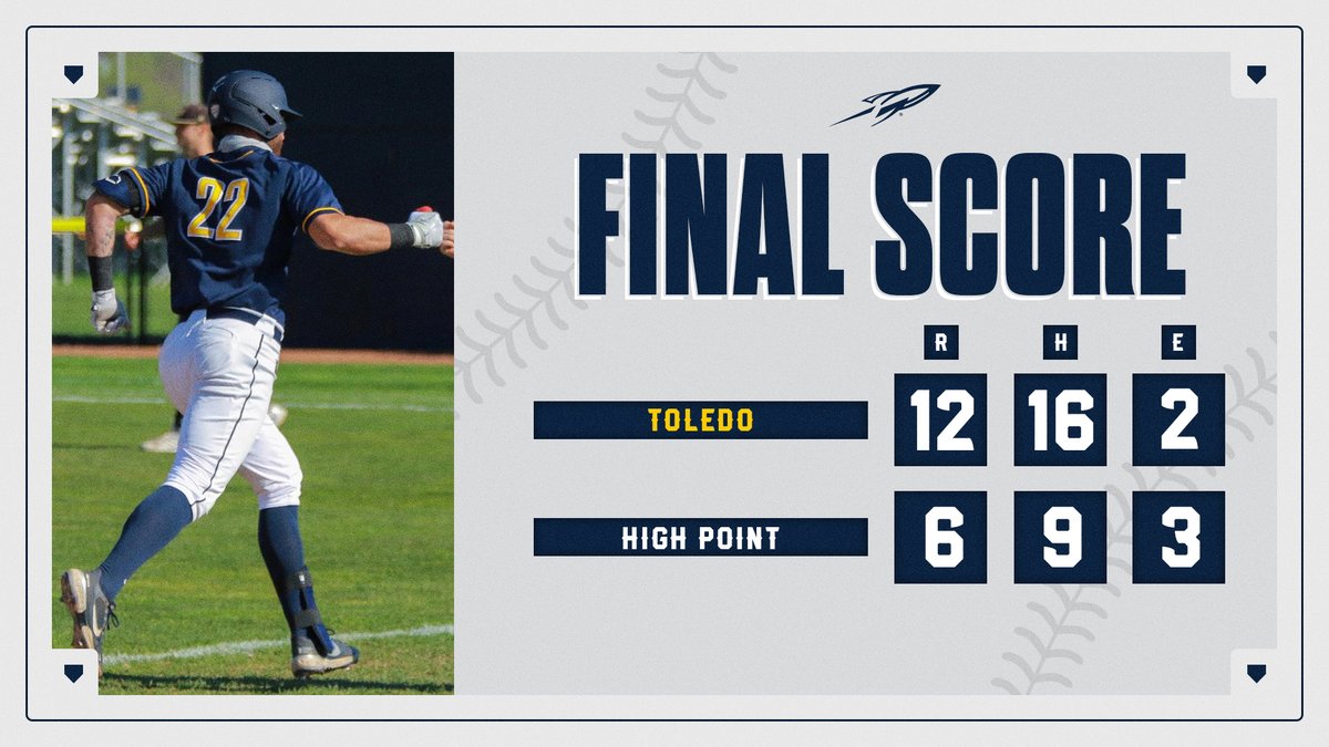 ToledoBaseball's tweet photo. Rockets Win!

The offense erupts for 1⃣2⃣ runs and we're coming home with a series victory 🚀⚾️ https://t.co/uQghkTDz3I