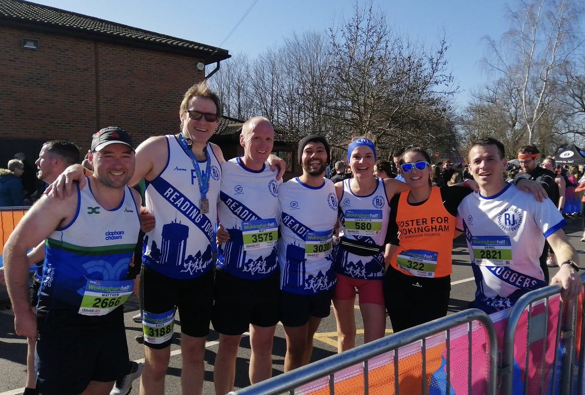 cozza_runs's tweet photo. @UKRunChat @ReadingJoggers @wokingham_half  ✅ What a great day for it! 😀 #anotherrace #anothermedal #justrun #runners #running #halfmarathon #wokinghamhalf #readingjoggers #ukrunchat https://t.co/iff2WLagCs