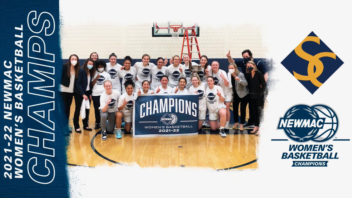 NEWMACsports's tweet photo. WBB | Your 2021-22 NEWMAC Women’s Basketball Champions, the @SmithPioneers! 🏆

#GoNEWMAC #d3hoops https://t.co/uDNn0bFEKd