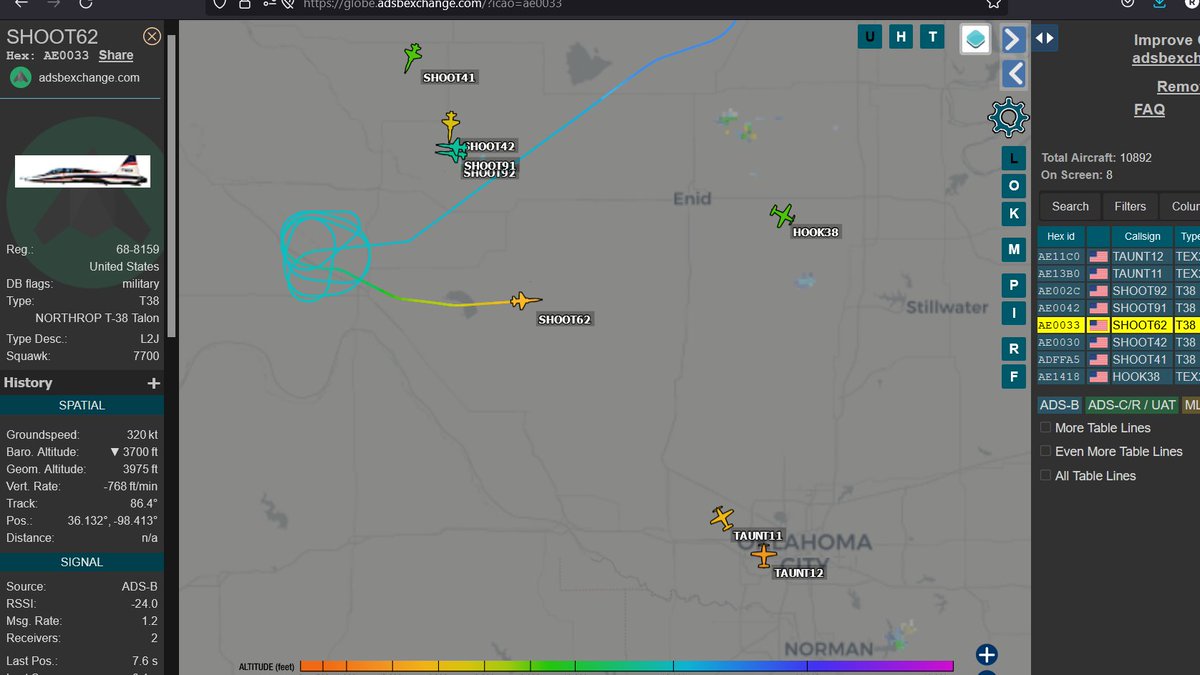 rjsincs's tweet image. He got down in a hurry. We will see. I'm not sure the ATC feed to hear. I have #KOKC playing but haven't heard anything