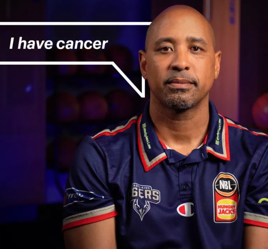 JohnCasey2880's tweet photo. #Adelaide coach CJ Bruton has revealed his cancer diagnosis as the 36ers campaign to raise funds for The Hospital Research Foundation.

If you can, please support @hosp_research - you can contribute to the #NBL22  #SixersFight here: https://t.co/0cm7ENTCRj https://t.co/CjY353PdHm