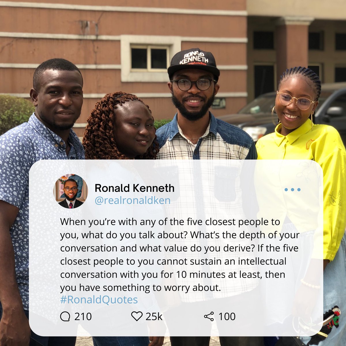 realronaldken's tweet photo. I am seriously concerned.
We have a lot of Shallow thinkers right now.
The society, social media and the hussle and bussle of everyday life is not allowing folks to think for themselves anymore.
It's so disheartening
#RonaldSpeaks #RonaldKenneth #SmartphoneBoss https://t.co/8NUmOYN6Bv