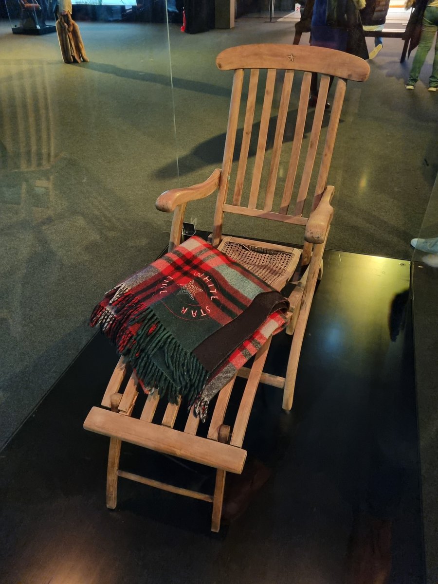 ffeclimited's tweet photo. Went to the Titanic Exhibition today and well worth a visit. Couldn't resist a picture of the deckchair. Great image for many other presentations....
@TitanicExhibit https://t.co/gmrIdOlZdq
