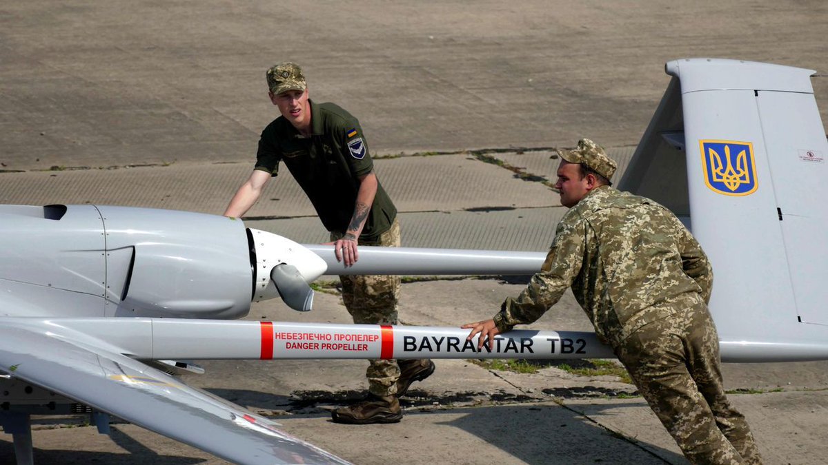 Ukraine ordered 48 Turkish Bayraktars TB2 drones. That's not bad - more than twice what Azerbaijan had in Karabakh. But only 12 of them got to the troops by now. Ukraine is also developing new, stronger drone Bayraktar Akinci together with Turks, but it's too late for this war