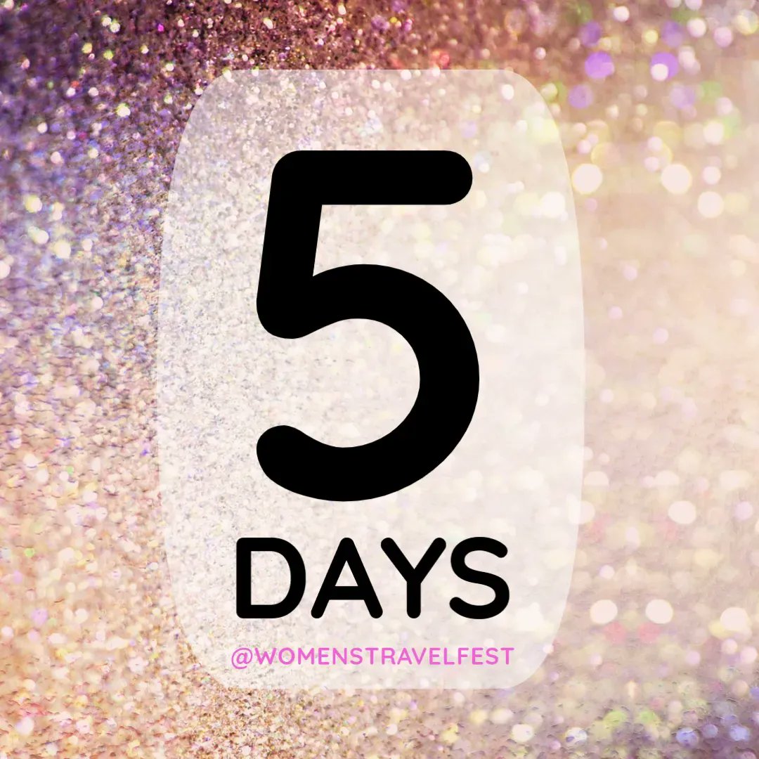 Countdown! 5 days until #wtfest22 buff.ly/2slw1Hy

#pdx #travelportland #oregon #womenwhotravel #gogirl #exploremore #womenstravel #femaletravel #womenstravelfest #empowerwomen  #damestravel