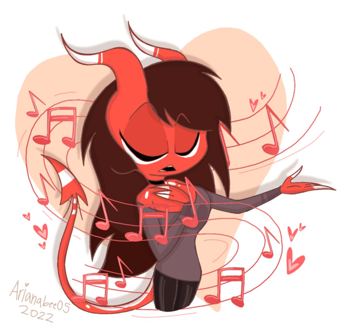 xArianaBee0xxaw's tweet photo. Was able to do a mini drawing of Elizabeth for today✨This girl secretly loves to sing and trust me she has the voice of an angel🎶💖
#HelluvaBoss #HelluvaBossoc #Demon #Elizabeth
#secretsinger https://t.co/EP0pmv6bxm
