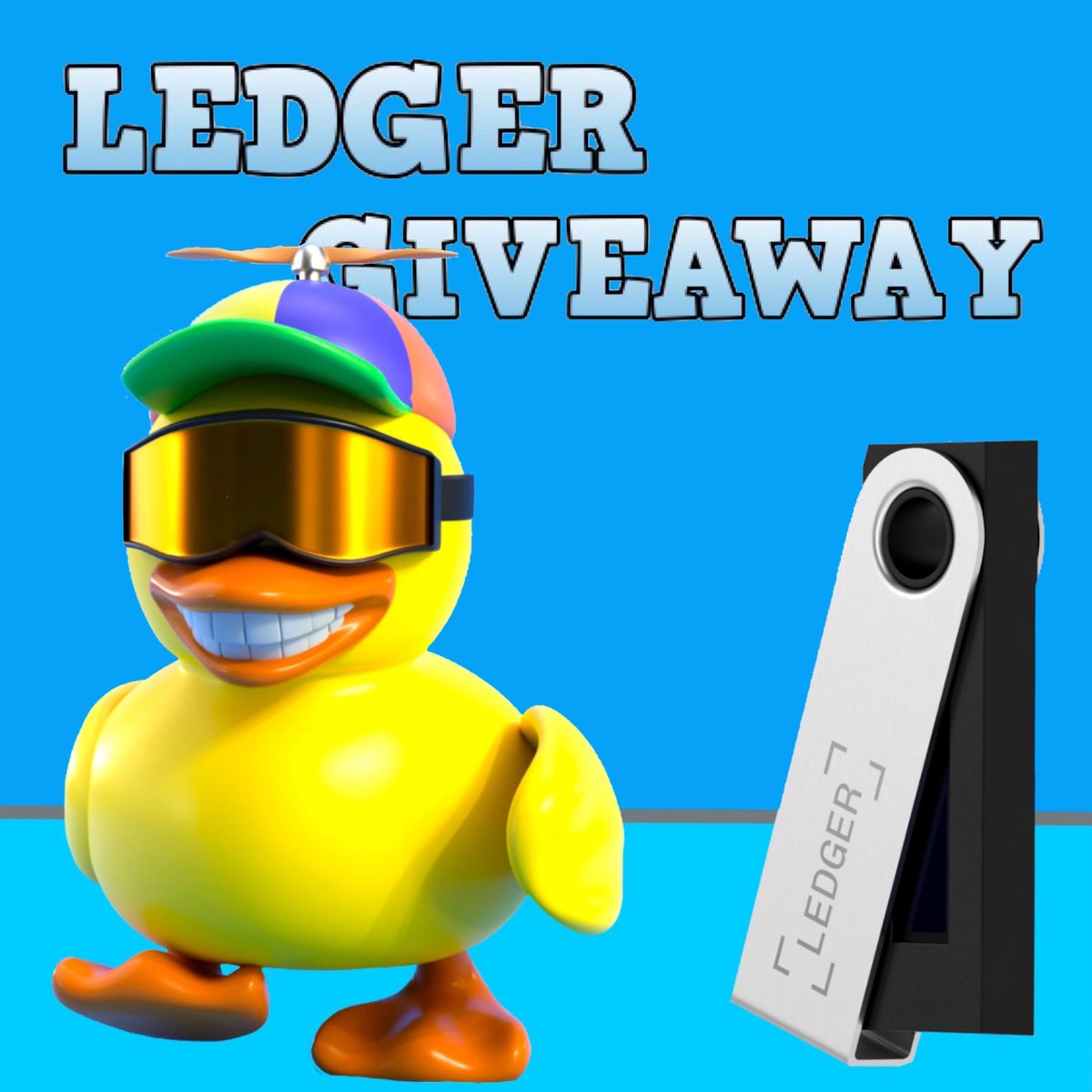 yellowducknft's tweet photo. 🚨 7X LEDGER GIVEAWAY 🚨
Rules:
1) Follow @yellowducknft 
2) Like, RT, tag 2 friends ❤️🔁👥
2) QUACK in our discord and post proof below⬇️
https://t.co/o1FRgy5jgh

Winners will receive ETH depending on their country. This is the safest way to not compromise security🐥

35 Hours⏳ https://t.co/iQzzo08gkb