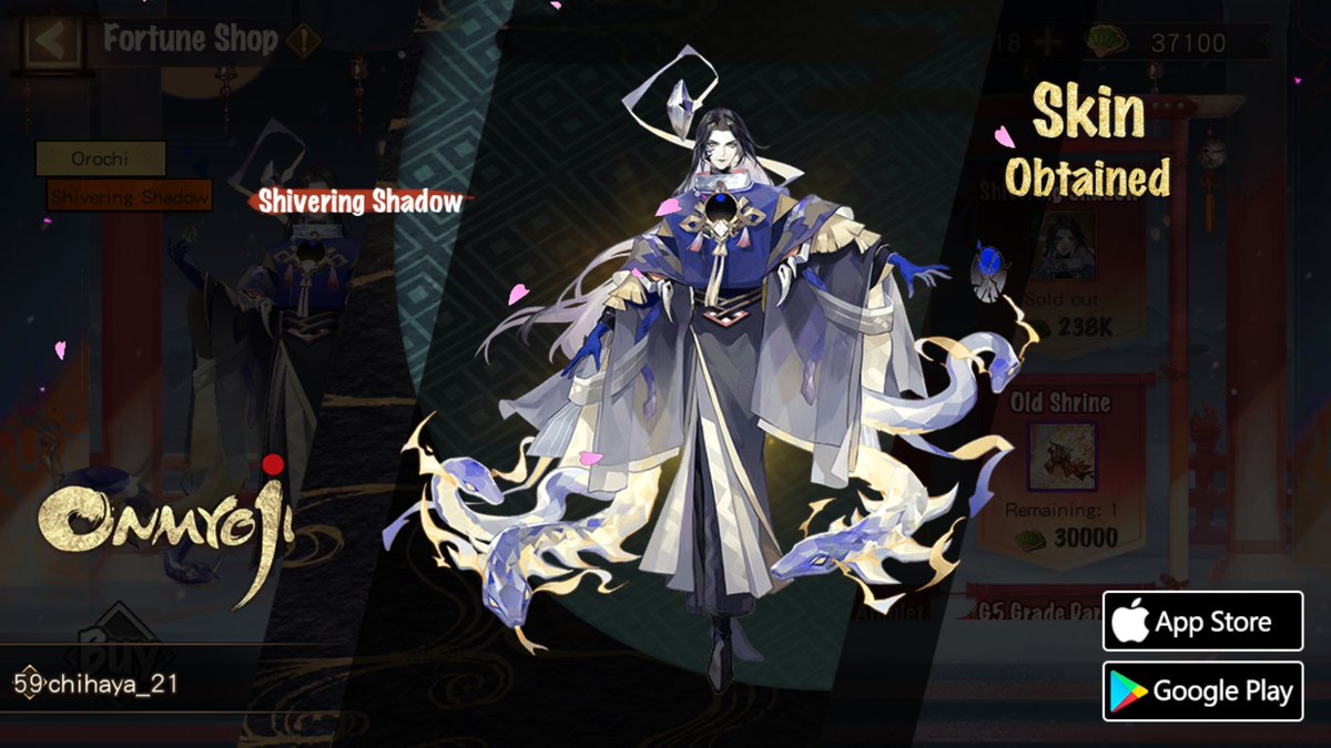 aaroncunanan's tweet photo. #Onmyoji# I got a brand new rare skin! Check it out and try your luck! https://t.co/aqhhZMAYtQ