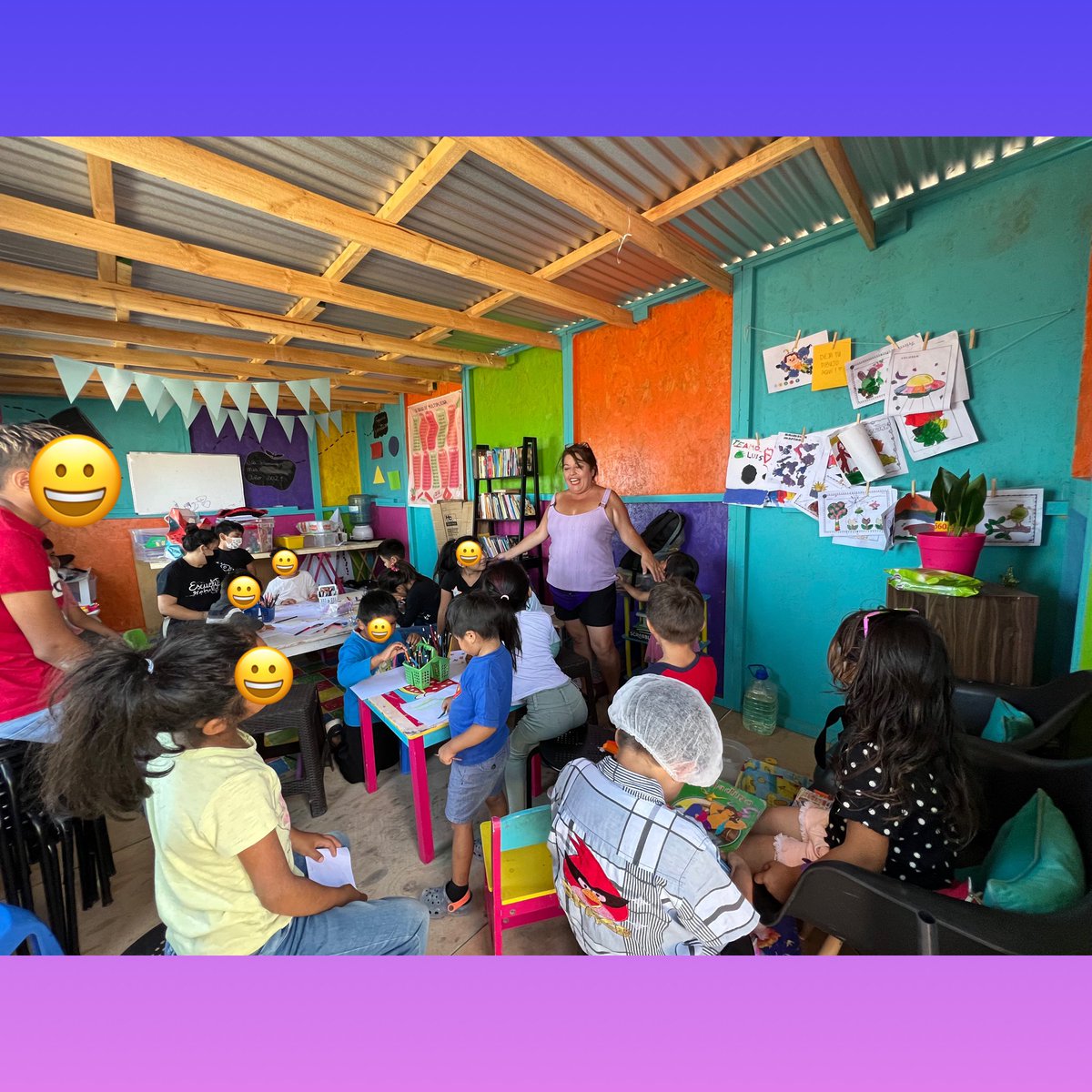 Como cada domingo en la Escuelita Rebelde Chepuja 🌈✨ <a href="/escuelarebelde/">Escuelita Rebelde Chepuja</a> 

Hoy realizamos una trivial cultural y con los más pequeños se reforzaron las vocales.

Agradecemos a <a href="/carla_julio/">Carla</a> por aportar con el desayuno para los niños y niñas de la Escuelita 💓🌱

#antofagasta #chile