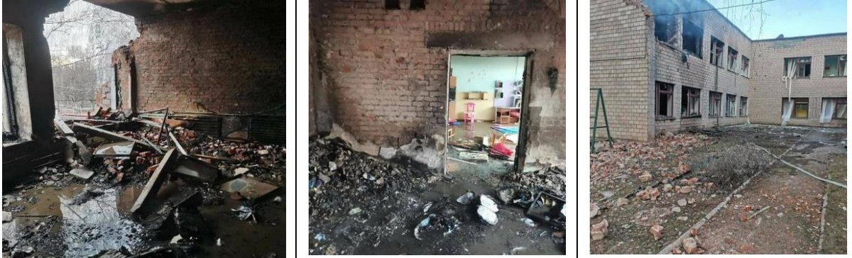 JackDetsch's tweet photo. NEW: Russian military is trying to degrade morale of Ukraine's civilians and military by launching missile strikes on residential areas &amp; civilian infrastructure, the Ukrainian military said. 

Russian troops fired on a passenger bus, killing 5 &amp; shelled kindergarten in Chernihiv https://t.co/UJZG8V0iQq