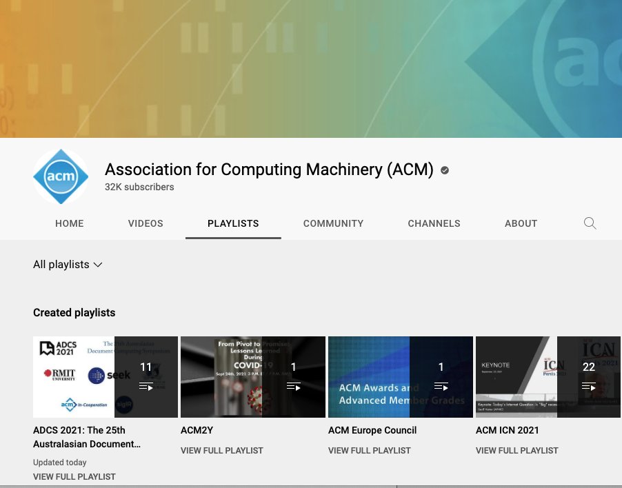 Australasian Document Computing Symposium (@ausdoccompsymp) on Twitter photo We're pleased to announce that the recordings of the #ADCS2021 virtual seminars are available at <a href="/TheOfficialACM/">Association for Computing Machinery</a> YouTube channel: bit.ly/ADCS2021Videos We're pleased to announce that the recordings of the #ADCS2021 virtual seminars are available at <a href="/TheOfficialACM/">Association for Computing Machinery</a> YouTube channel: bit.ly/ADCS2021Videos