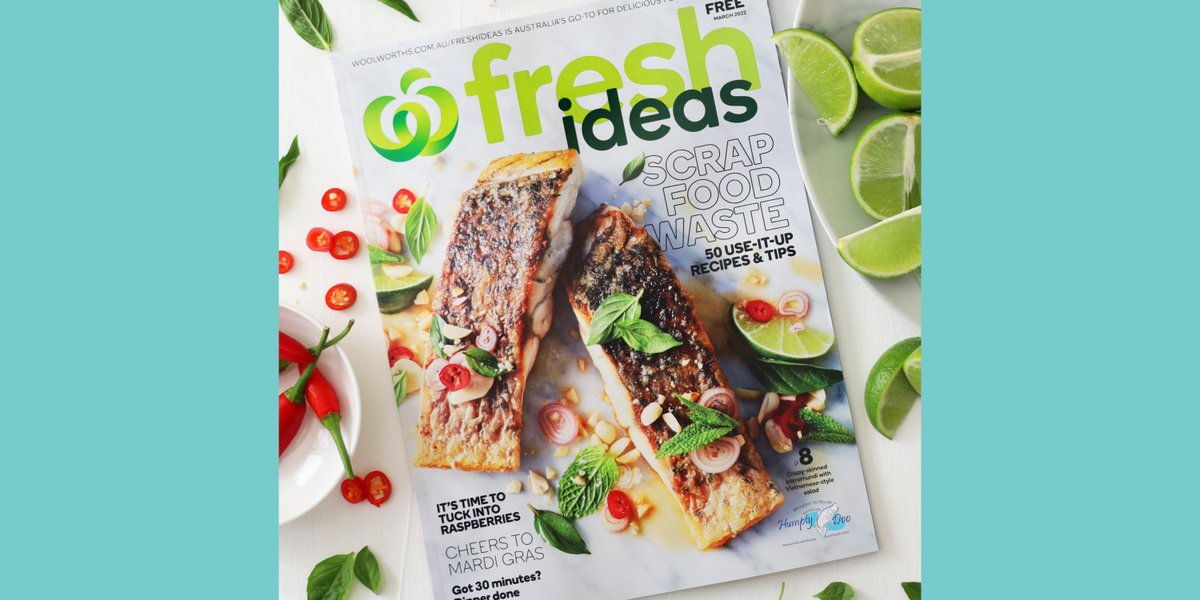 We’re on the cover of @woolworths Fresh Ideas magazine. Grab your copy today! 🐟🐟🐟