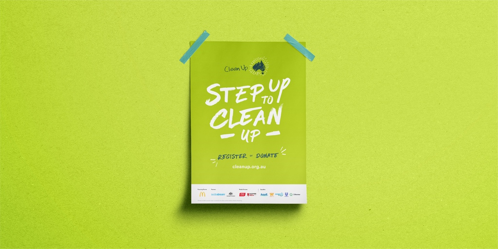 uberbrand's tweet image. Cleaning up the competition starts with small changes.  See our bold brand refresh for Clean Up Australia here!
