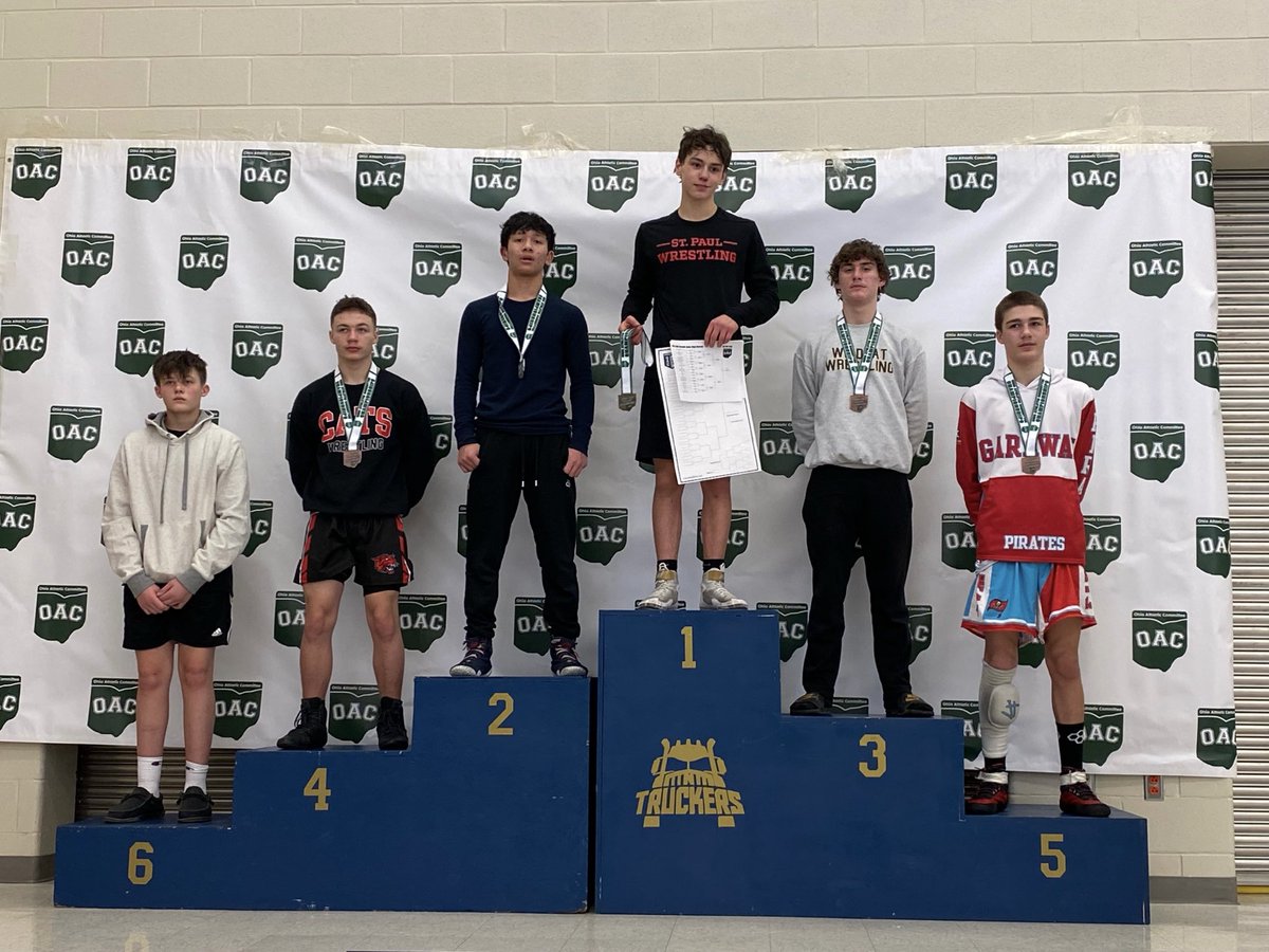 CleWWC's tweet image. Brayden Tohati advances to OAC JH State Tournament with a 3rd place finish at Norwalk.