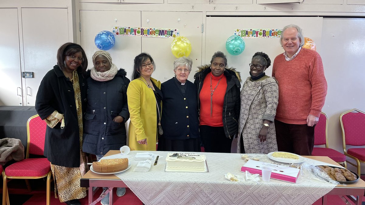 A joy to finally have had a proper thanksgiving and send off service for our first Vicar, Canon Jeanette Meadway. May she and John enjoy their retirement.